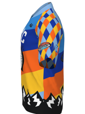 Podiumwear Men's Silver Short Sleeve MTB Jersey - New Fabric 2025!