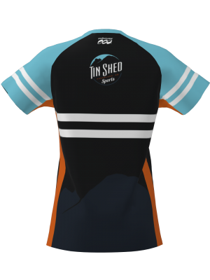 Podiumwear Women's Silver Short Sleeve MTB Jersey - NEW FABRIC 2025!