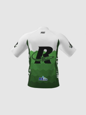 Podiumwear Men's Silver Short Sleeve MTB Jersey - New Fabric 2025!