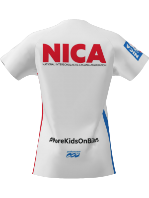 Podiumwear Women's Silver Short Sleeve MTB Jersey - NEW FABRIC 2025!