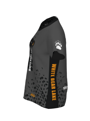 Podiumwear Women's Silver Short Sleeve MTB Jersey - NEW FABRIC 2025!