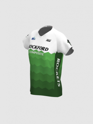 Podiumwear Women's Silver Short Sleeve MTB Jersey - NEW FABRIC 2025!