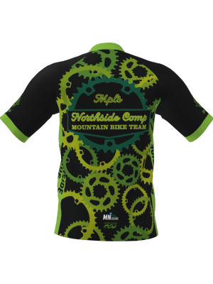 Podiumwear Men's Silver Short Sleeve MTB Jersey - New Fabric 2025!