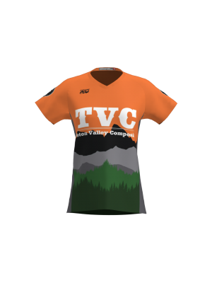 Podiumwear Women's Silver Short Sleeve MTB Jersey - NEW FABRIC 2025!