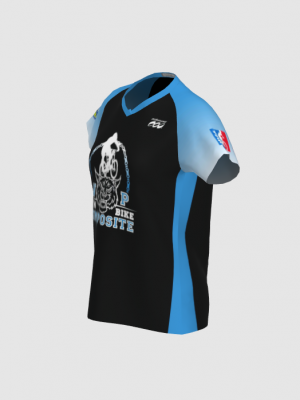 Podiumwear Women's Silver Short Sleeve MTB Jersey - NEW FABRIC 2025!