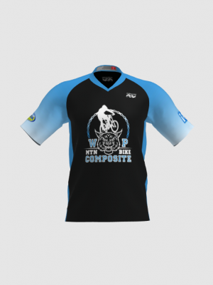 Podiumwear Men's Silver Short Sleeve MTB Jersey - New Fabric 2025!