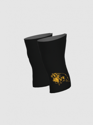 Podiumwear Dyed Black Kneewarmers