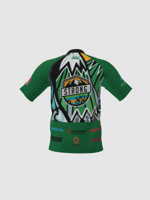 Podiumwear Men's Silver Short Sleeve MTB Jersey - New Fabric 2025!