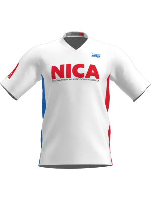 Podiumwear Men's Silver Short Sleeve MTB Jersey - New Fabric 2025!