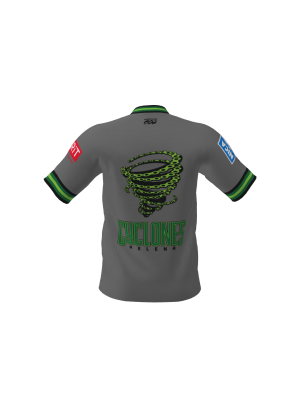 Podiumwear Men's Silver Short Sleeve MTB Jersey - New Fabric 2025!