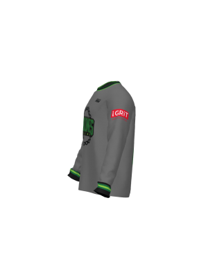 Podiumwear Unisex Silver Long Sleeve Tech Tee - New Fabric 2025!