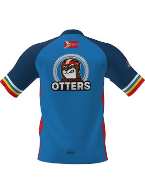 Podiumwear Men's Silver Short Sleeve MTB Jersey - New Fabric 2025!