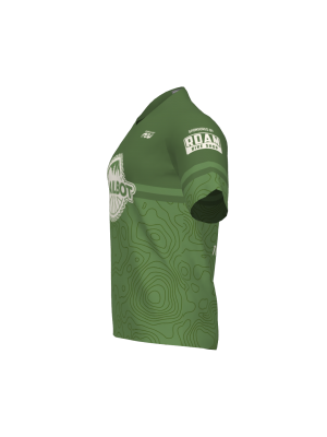 Podiumwear Men's Silver Short Sleeve MTB Jersey - New Fabric 2025!