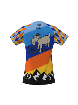 Podiumwear Women's Silver Short Sleeve MTB Jersey - NEW FABRIC 2025!