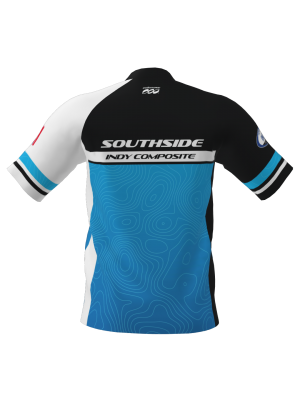 Podiumwear Men's Silver Short Sleeve MTB Jersey - New Fabric 2025!