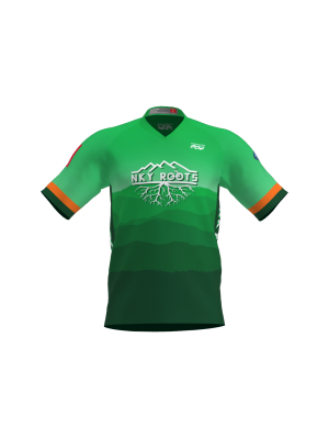 Podiumwear Men's Silver Short Sleeve MTB Jersey - New Fabric 2025!