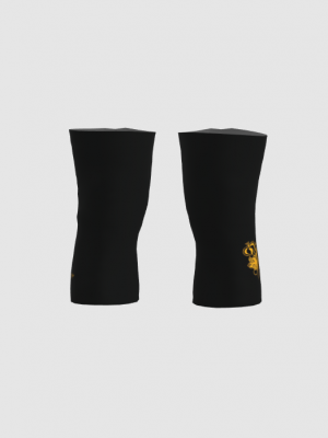 Podiumwear Dyed Black Kneewarmers