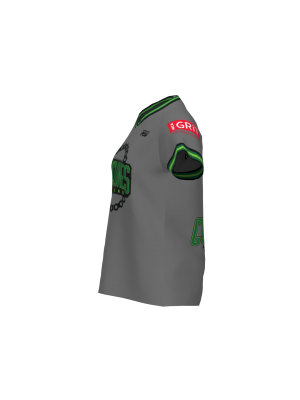 Podiumwear Women's Silver Short Sleeve MTB Jersey - NEW FABRIC 2025!