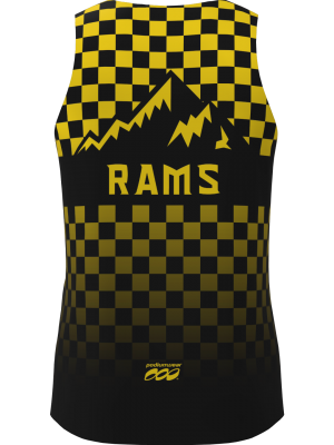 Podiumwear Men's Singlet (Nordic Skiing) Back View