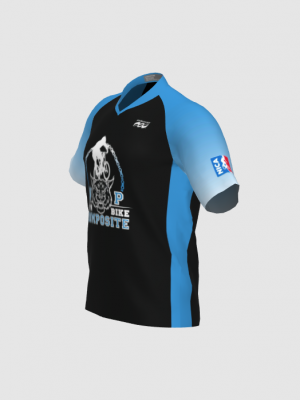 Podiumwear Men's Silver Short Sleeve MTB Jersey - New Fabric 2025!