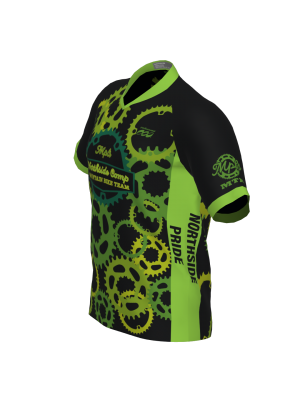 Podiumwear Men's Silver Short Sleeve MTB Jersey - New Fabric 2025!
