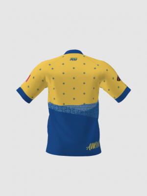 Podiumwear Men's Silver Short Sleeve MTB Jersey - New Fabric 2025!