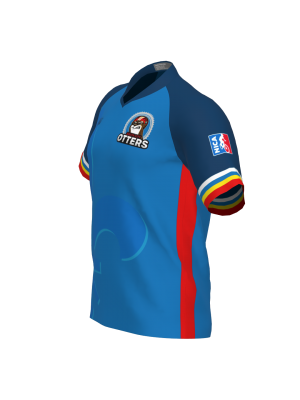 Podiumwear Men's Silver Short Sleeve MTB Jersey - New Fabric 2025!