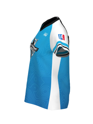 Podiumwear Women's Silver Short Sleeve MTB Jersey - NEW FABRIC 2025!