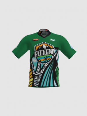 Podiumwear Men's Silver Short Sleeve MTB Jersey - New Fabric 2025!