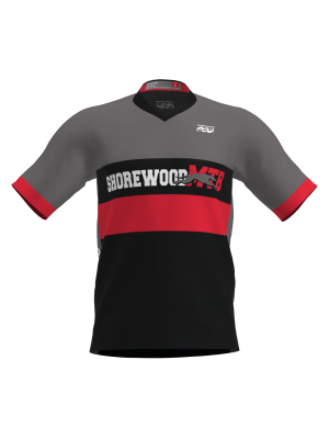 Podiumwear Men's Silver Short Sleeve MTB Jersey - New Fabric 2025!
