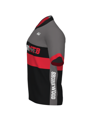 Podiumwear Men's Silver Short Sleeve MTB Jersey - New Fabric 2025!