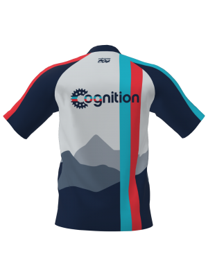 Podiumwear Men's Silver Short Sleeve MTB Jersey - New Fabric 2025!