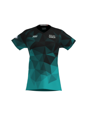 Podiumwear Women's Silver Short Sleeve MTB Jersey - NEW FABRIC 2025!