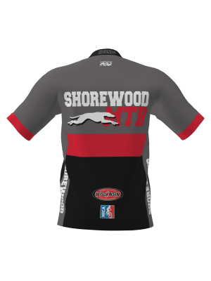 Podiumwear Men's Silver Short Sleeve MTB Jersey - New Fabric 2025!