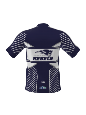 Podiumwear Men's Silver Short Sleeve MTB Jersey - New Fabric 2025!