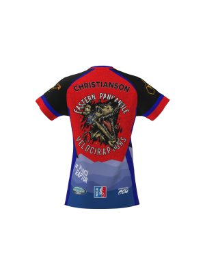 Podiumwear Women's Silver Short Sleeve MTB Jersey - NEW FABRIC 2025!