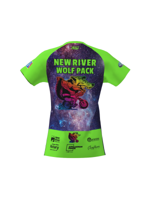 Podiumwear Women's Silver Short Sleeve MTB Jersey - NEW FABRIC 2025!