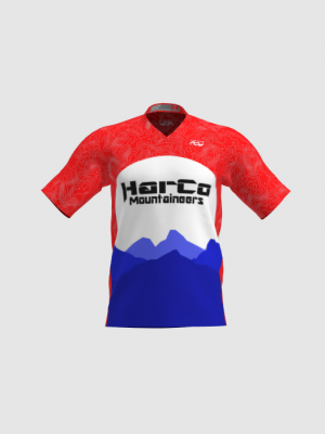 Podiumwear Men's Silver Short Sleeve MTB Jersey - New Fabric 2025!