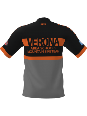 Podiumwear Men's Silver Short Sleeve MTB Jersey - New Fabric 2025!