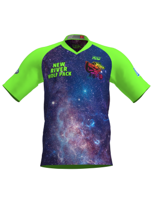 Podiumwear Men's Silver Short Sleeve MTB Jersey - New Fabric 2025!