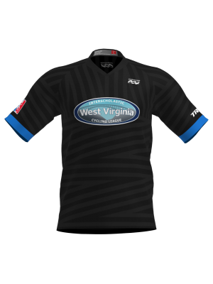 Podiumwear Men's Silver Short Sleeve MTB Jersey - New Fabric 2025!