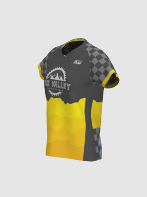 Podiumwear Women's Silver Short Sleeve MTB Jersey - NEW FABRIC 2025!