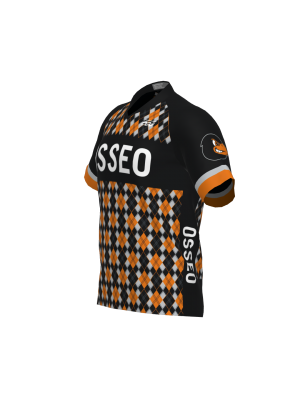 Podiumwear Men's Silver Short Sleeve MTB Jersey - New Fabric 2025!