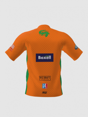 Podiumwear Men's Silver Short Sleeve MTB Jersey - New Fabric 2025!