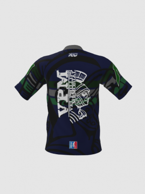Podiumwear Men's Silver Short Sleeve MTB Jersey - New Fabric 2025!