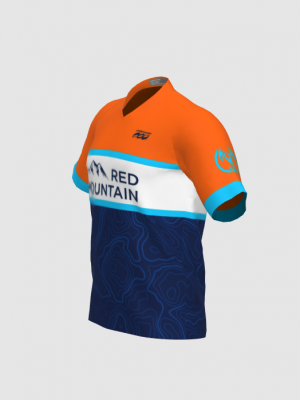 Podiumwear Men's Silver Short Sleeve MTB Jersey - New Fabric 2025!
