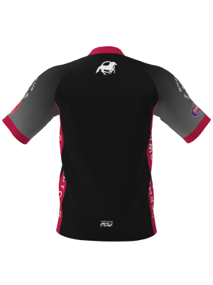 Podiumwear Men's Silver Short Sleeve MTB Jersey - New Fabric 2025!
