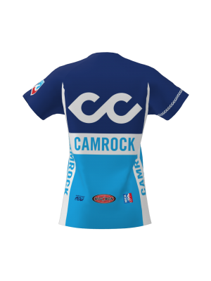 Podiumwear Women's Silver Short Sleeve MTB Jersey - NEW FABRIC 2025!