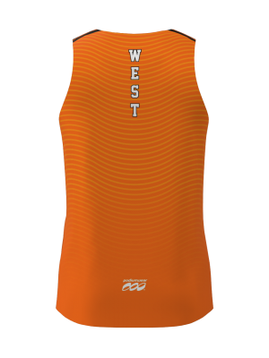 Podiumwear Men's Singlet (Nordic Skiing) Back View