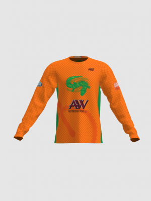 Podiumwear Unisex Silver Long Sleeve Tech Tee - New Fabric 2025!